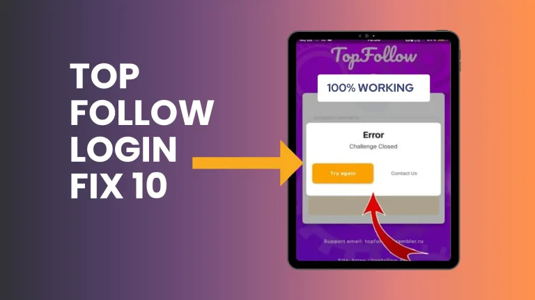 TopFollow Login Problem || 100% Fix